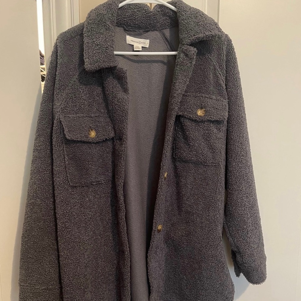 Women’s Fleece Shirt Jacket
